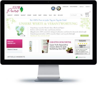 100% Pure Onlineshop